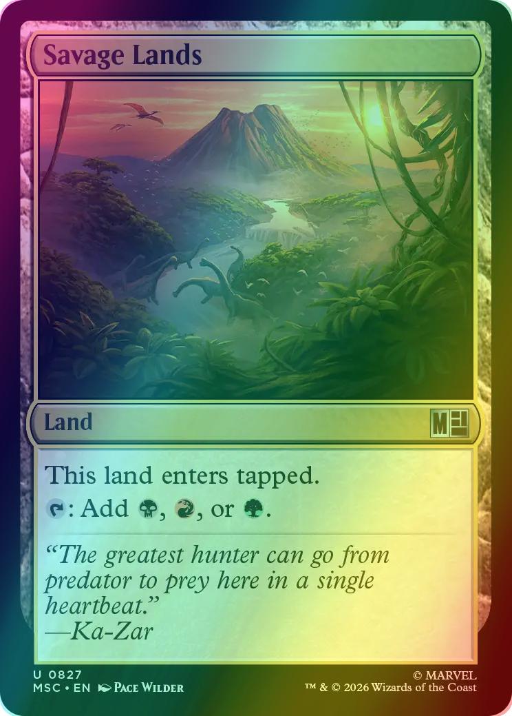 Savage Lands [827] [Jumpstart] [Marvel Super Heroes: Commander] [Foil]