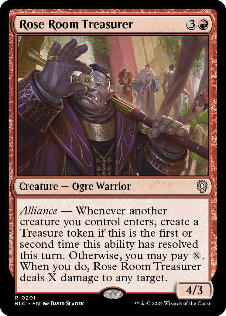 Rose Room Treasurer [201] [Bloomburrow: Commander] [Non-Foil]