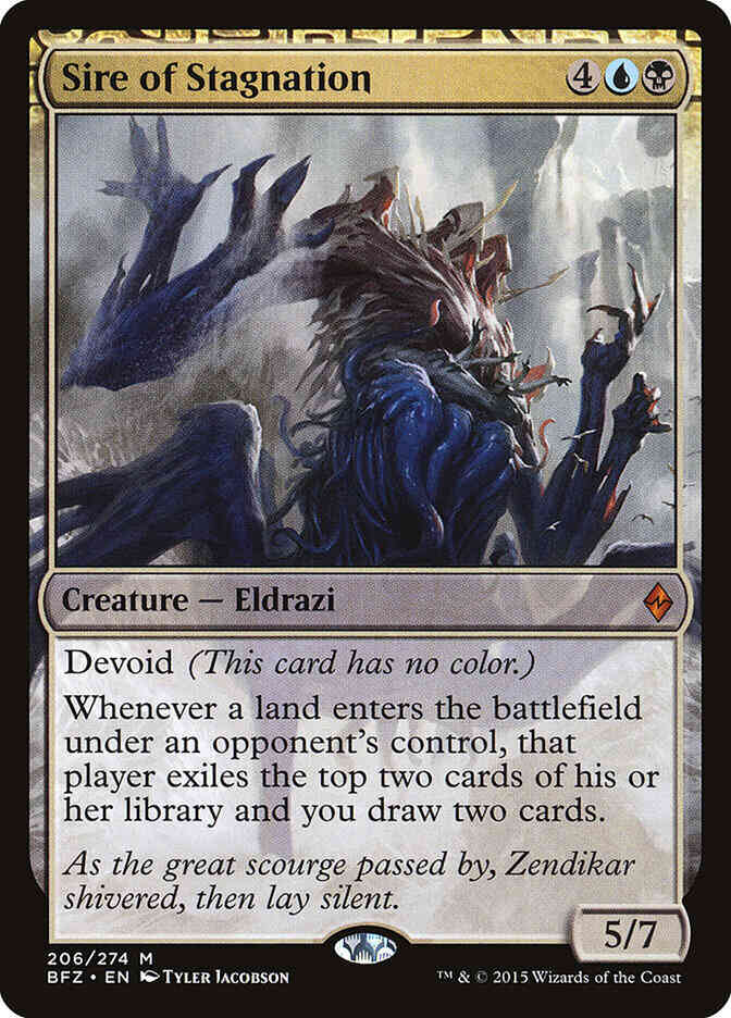 Sire of Stagnation [206] [Battle for Zendikar] [Non-Foil]