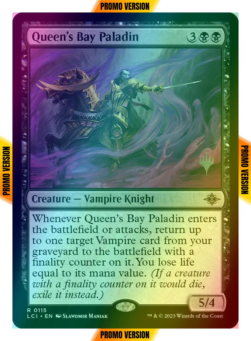 Queen's Bay Paladin [115p] [Promo Pack] [The Lost Caverns of Ixalan: Promos] [Foil]