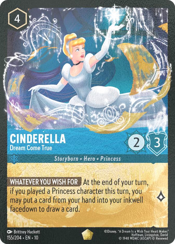 Cinderella - Dream Come True - 155/204 [Whispers in the Well] [Cold Foil]