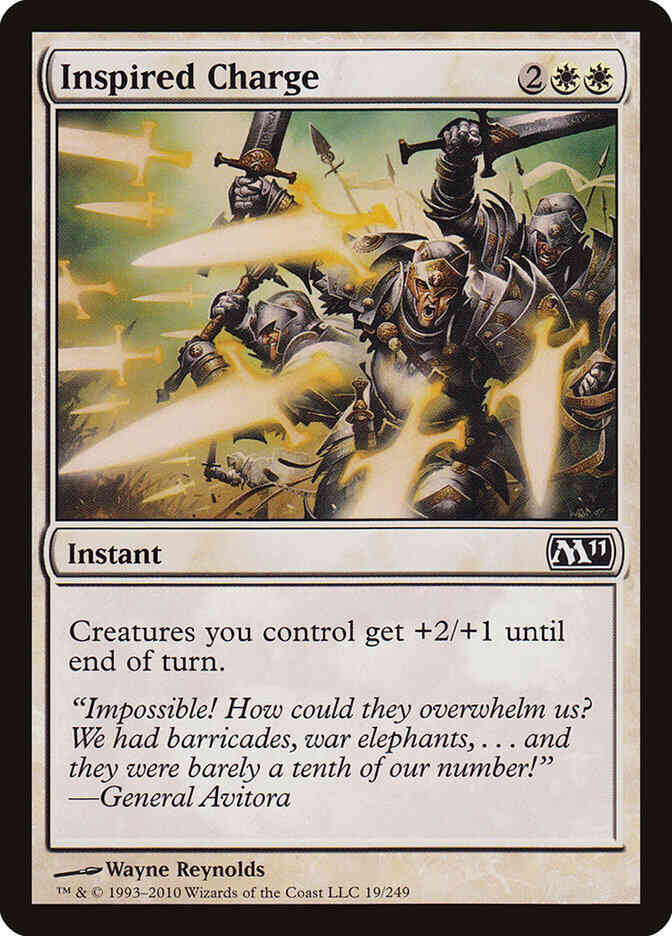 Inspired Charge [19] [Magic 2011] [Non-Foil]