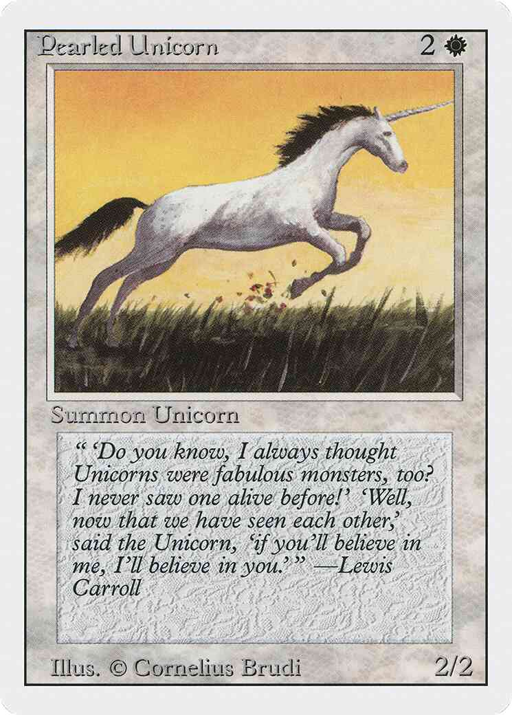 Pearled Unicorn [30] [Revised Edition] [Non-Foil]