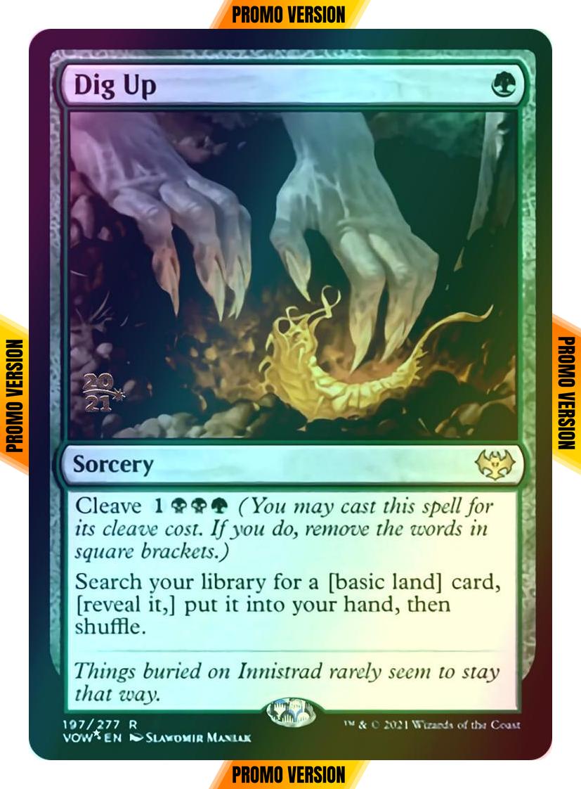 Dig Up [Prerelease] [197s] [Innistrad: Crimson Vow: Promos] [Foil]