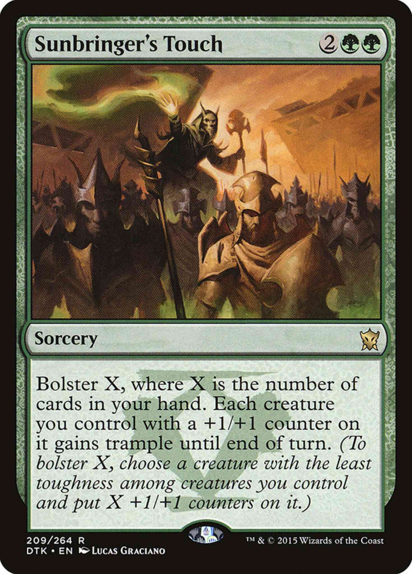 Sunbringer's Touch [209] [Dragons Of Tarkir] [Non-Foil]