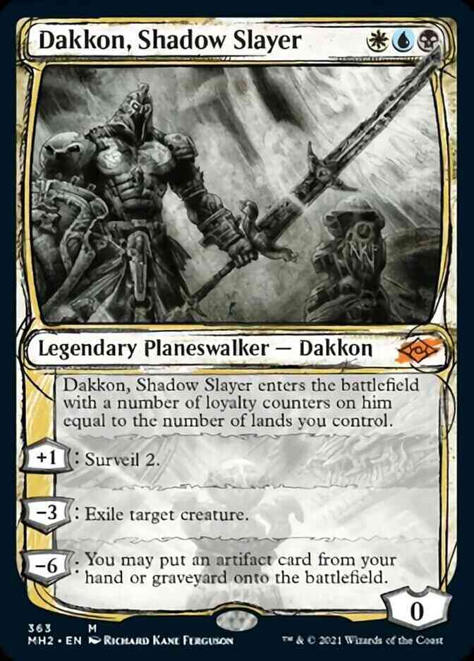 Dakkon, Shadow Slayer [363] [Sketch Showcase] [Modern Horizons 2] [Non-Foil]