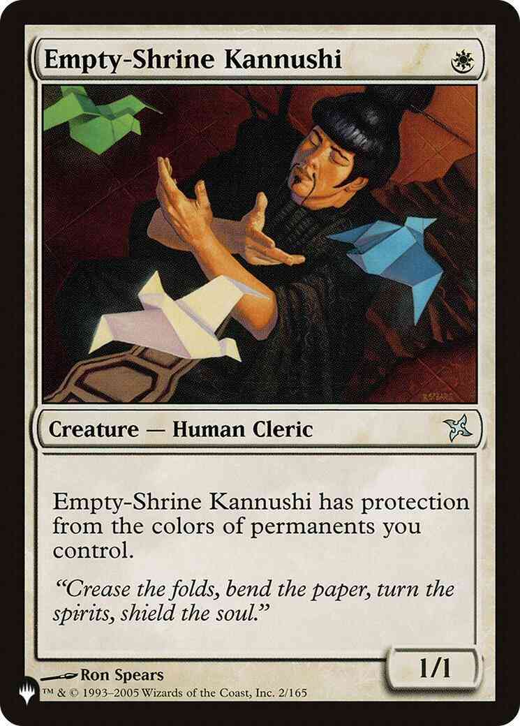 Empty-Shrine Kannushi [BOK-2] [The List] [Non-Foil]