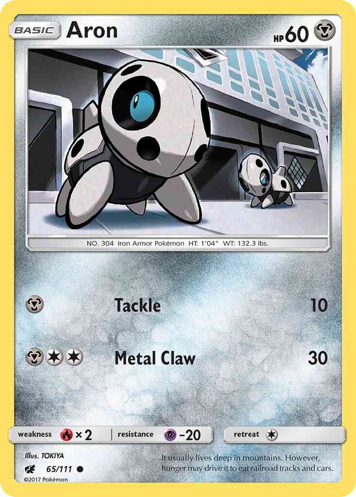 Aron - 65/111 - Common [sm4-65] [Reverse Holo]