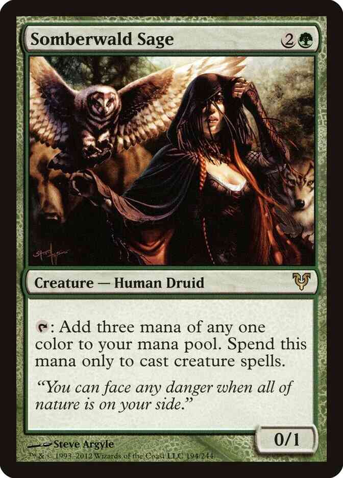 Somberwald Sage [194] [Avacyn Restored] [Non-Foil]