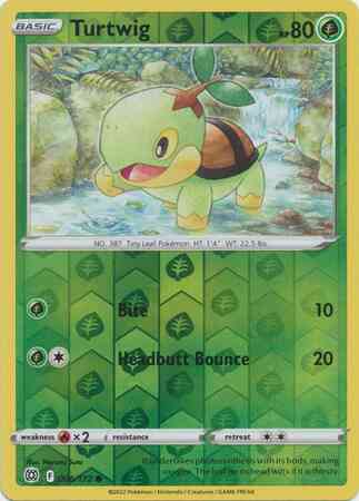Turtwig - 006/172 - Common [swsh9-006] [Reverse Holo]