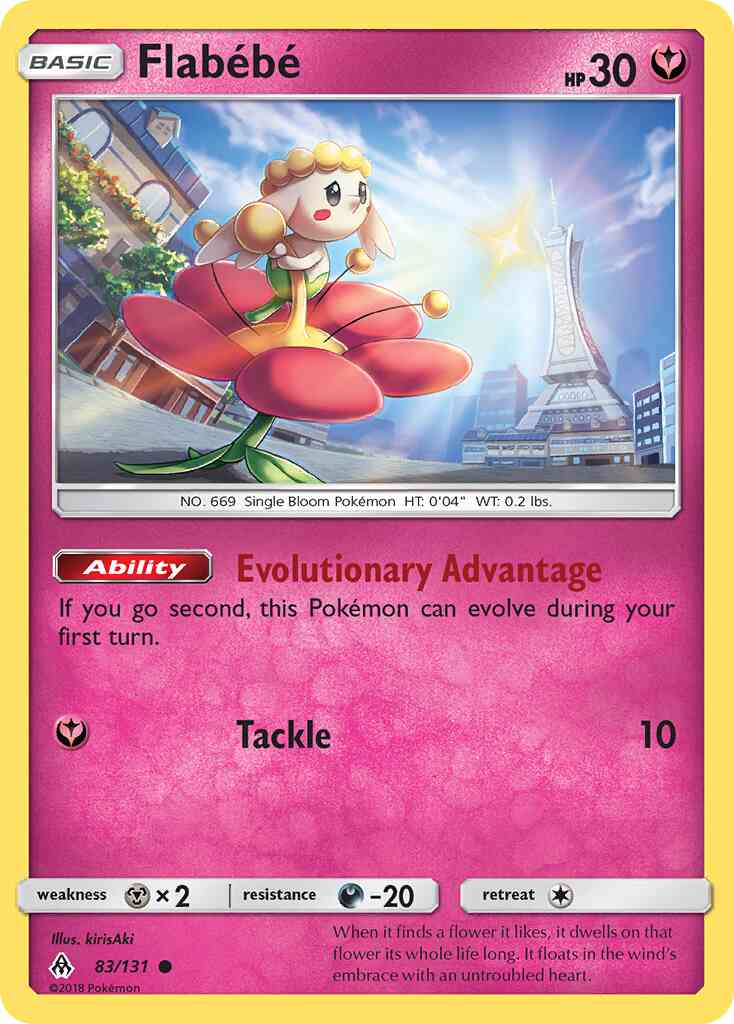 Flabébé - 83/131 - Common [sm6-83] [Reverse Holo]