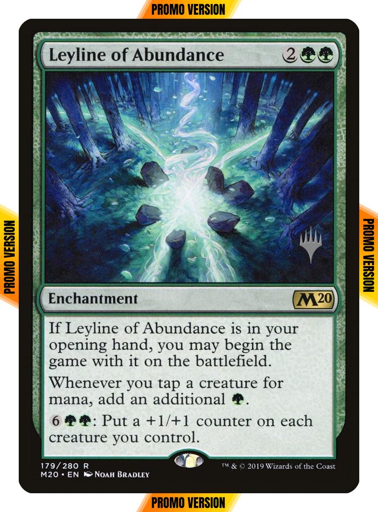 Leyline of Abundance [179p] [Promo Pack] [Core Set 2020 Promos] [Non-Foil]