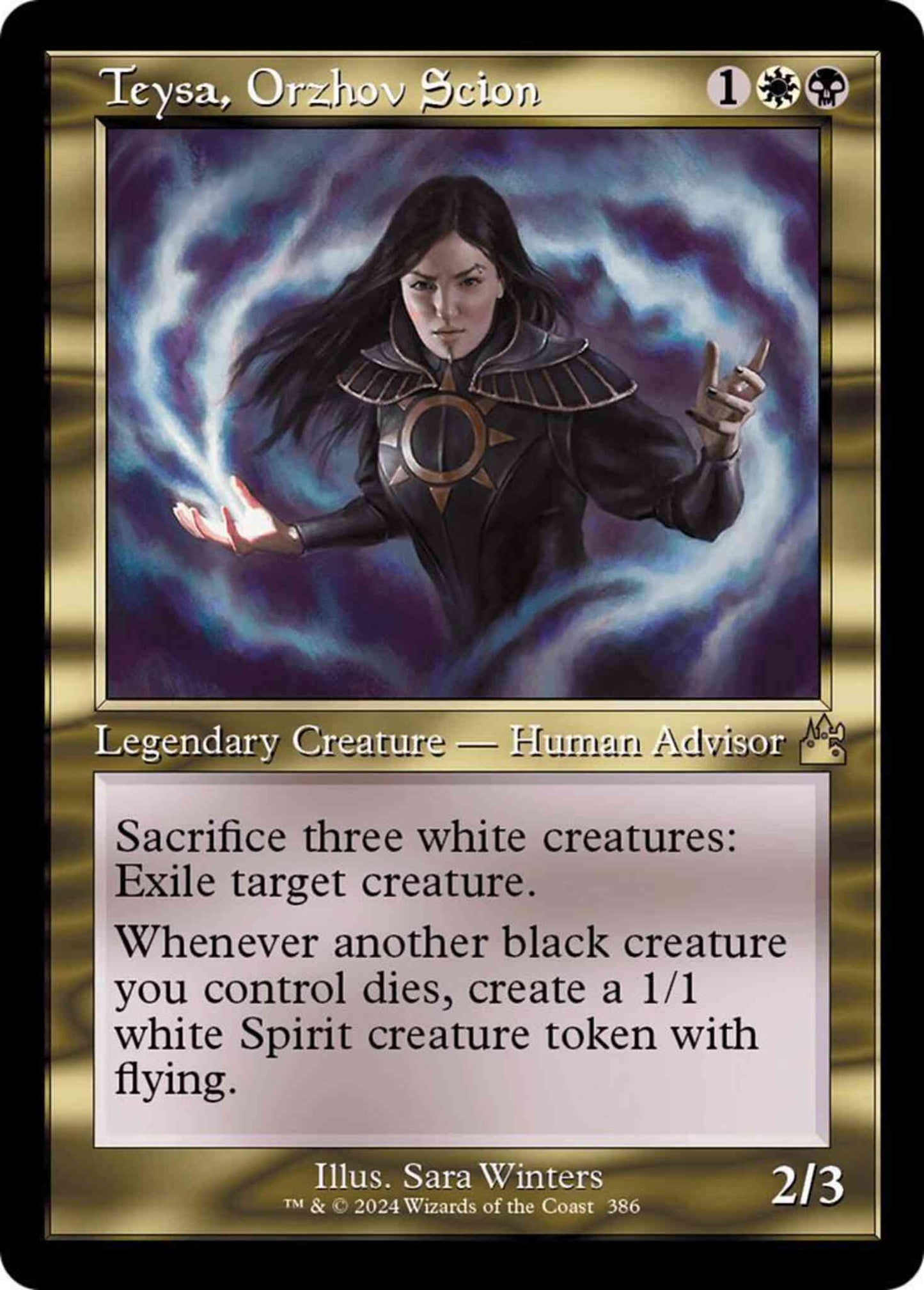 Teysa, Orzhov Scion [386] [Retro Frame] [Ravnica Remastered] [Non-Foil]