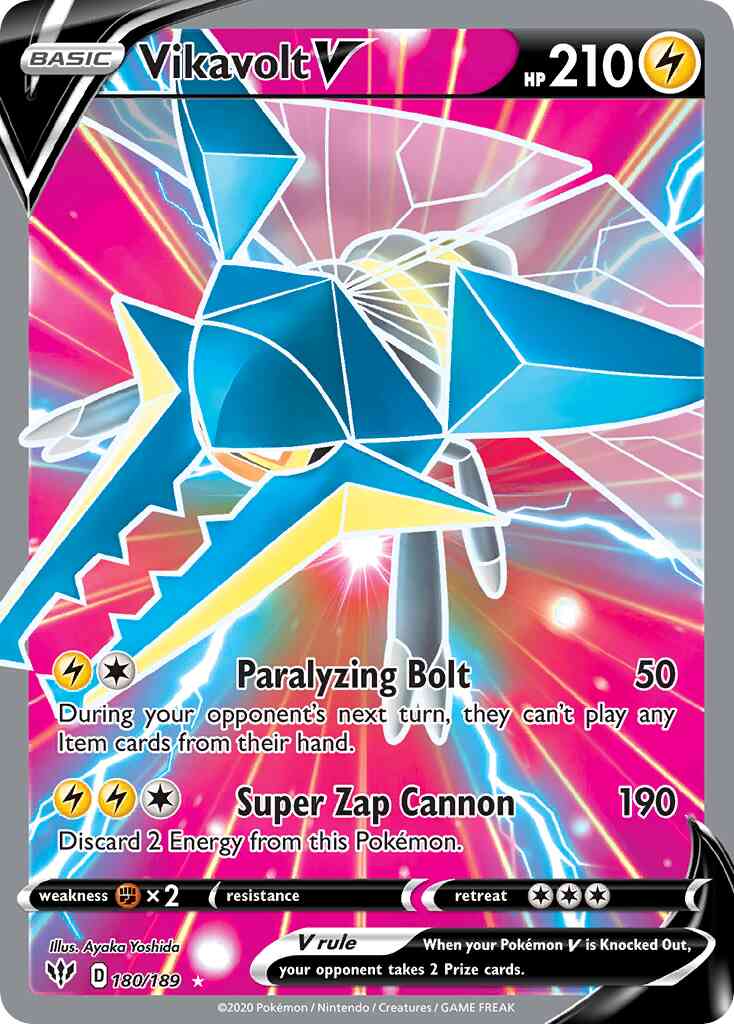 Vikavolt V - 180/189 - Rare Ultra [swsh3-180] [Ultra]