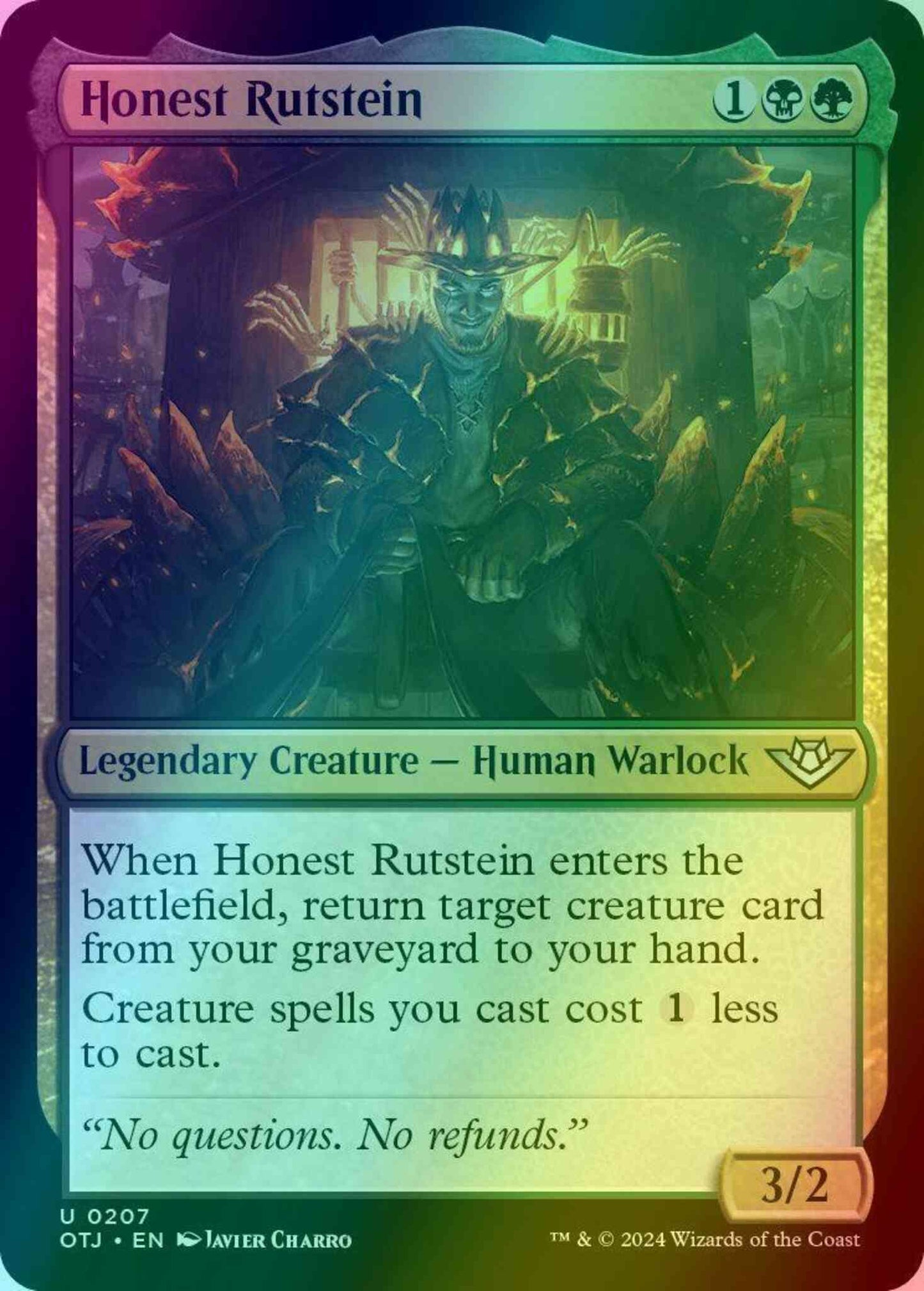 Honest Rutstein [207] [Outlaws of Thunder Junction] [Foil]