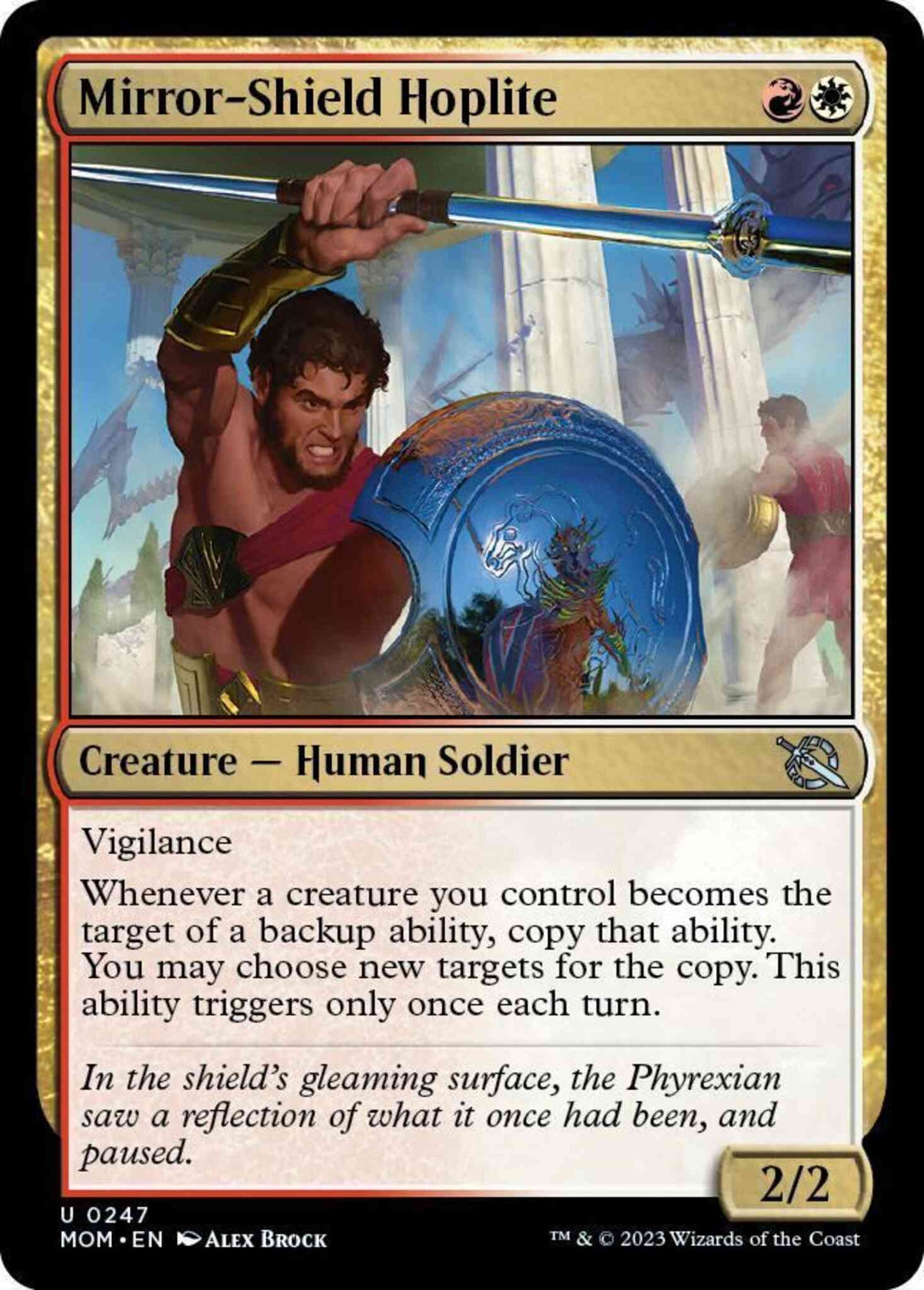 Mirror-Shield Hoplite [247] [March of the Machine] [Non-Foil]