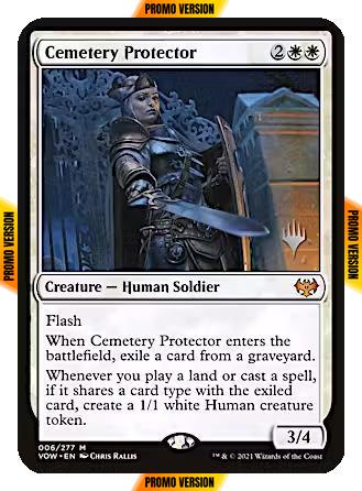 Cemetery Protector [6p] [Promo Pack] [Innistrad: Crimson Vow: Promos] [Non-Foil]