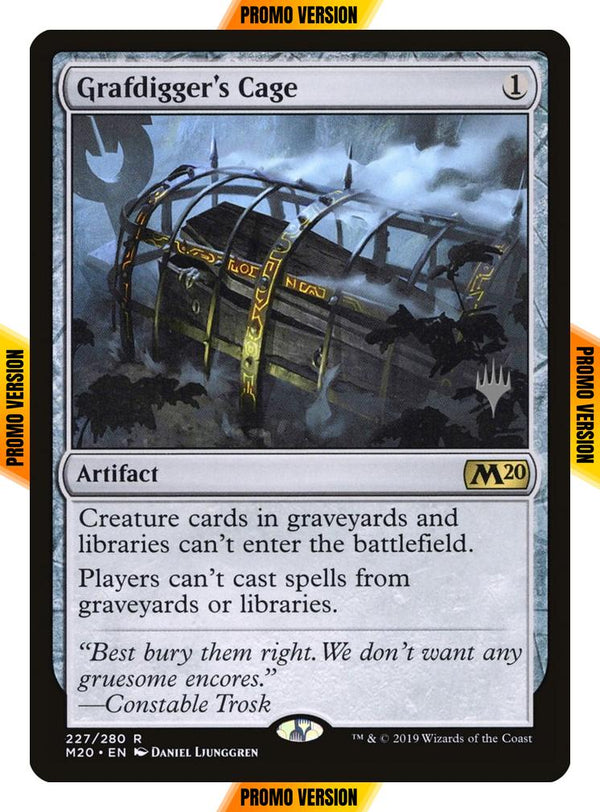 Grafdigger's Cage [227p] [Promo Pack] [Core Set 2020 Promos] [Foil]