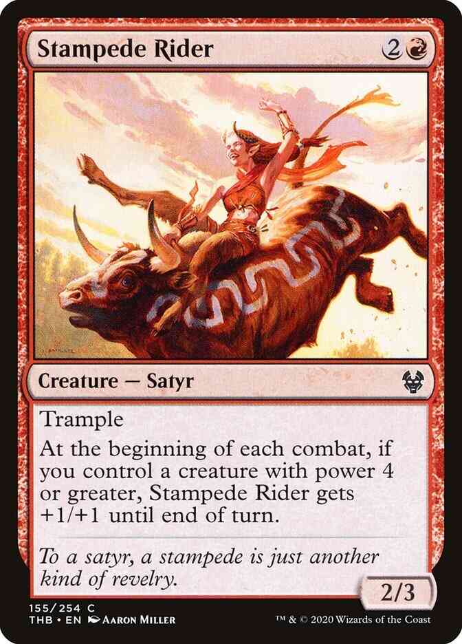 Stampede Rider [155] [Theros Beyond Death] [Non-Foil]