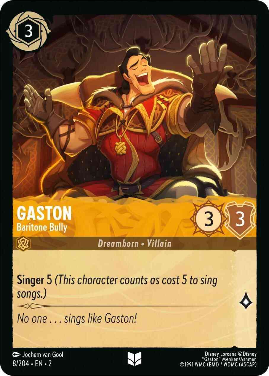 Gaston - Baritone Bully - 8/204 [Rise Of The Floodborn] [Cold Foil]