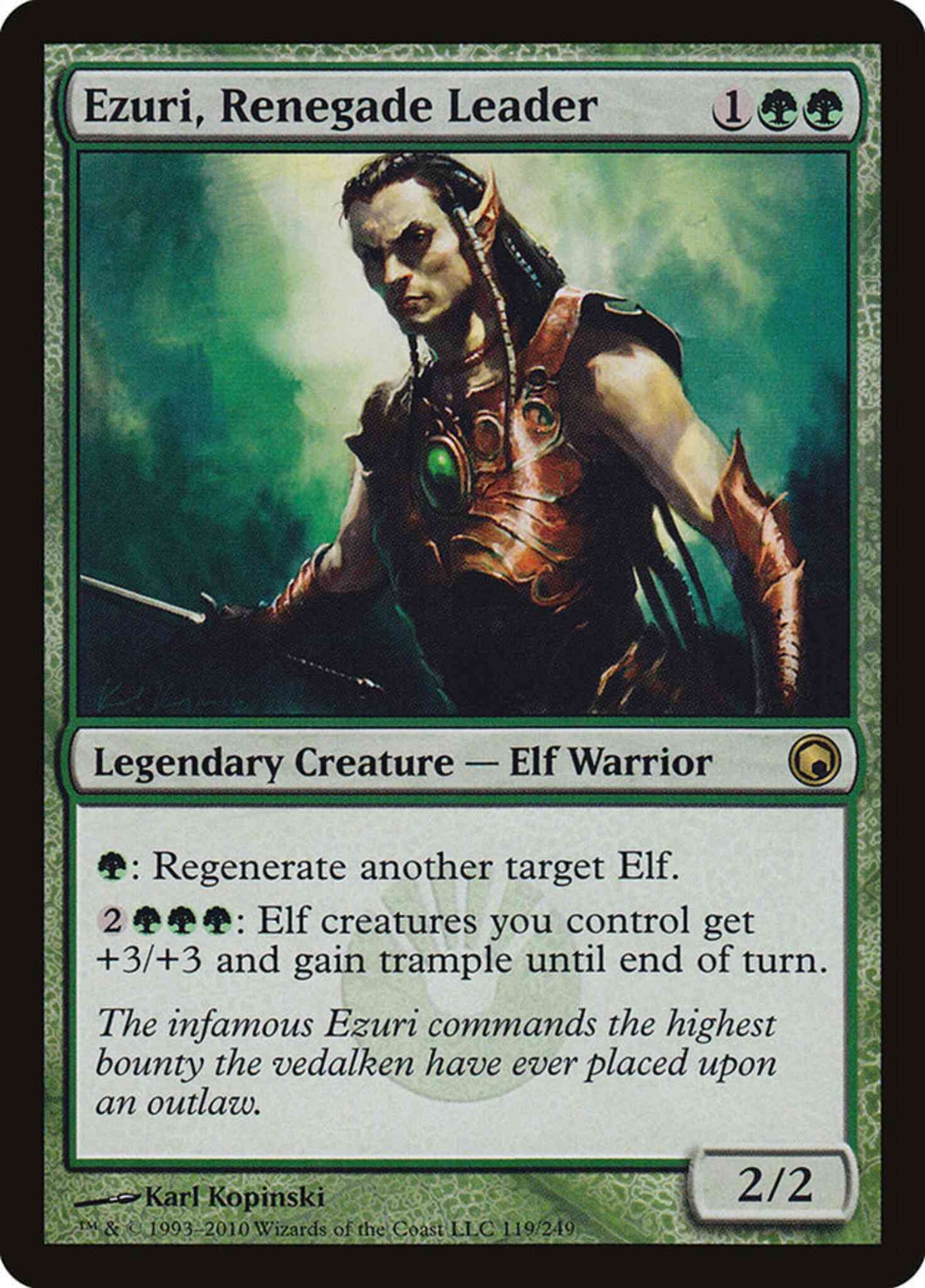 Ezuri, Renegade Leader [119] [Scars Of Mirrodin] [Non-Foil]