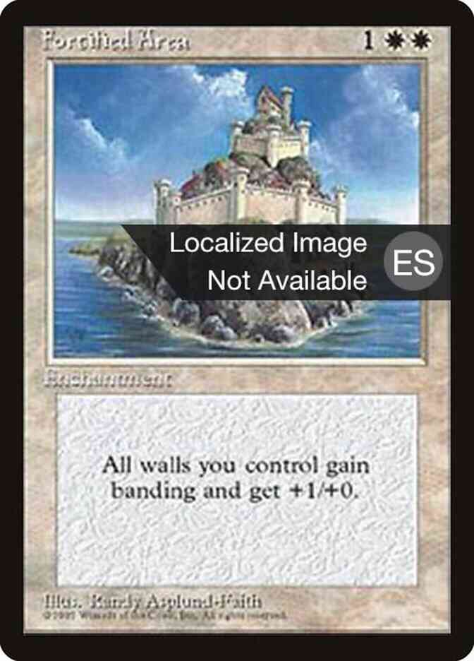 Fortified Area - Japanese [26] [Fourth Edition Black Border: Japanese] [Non-Foil]