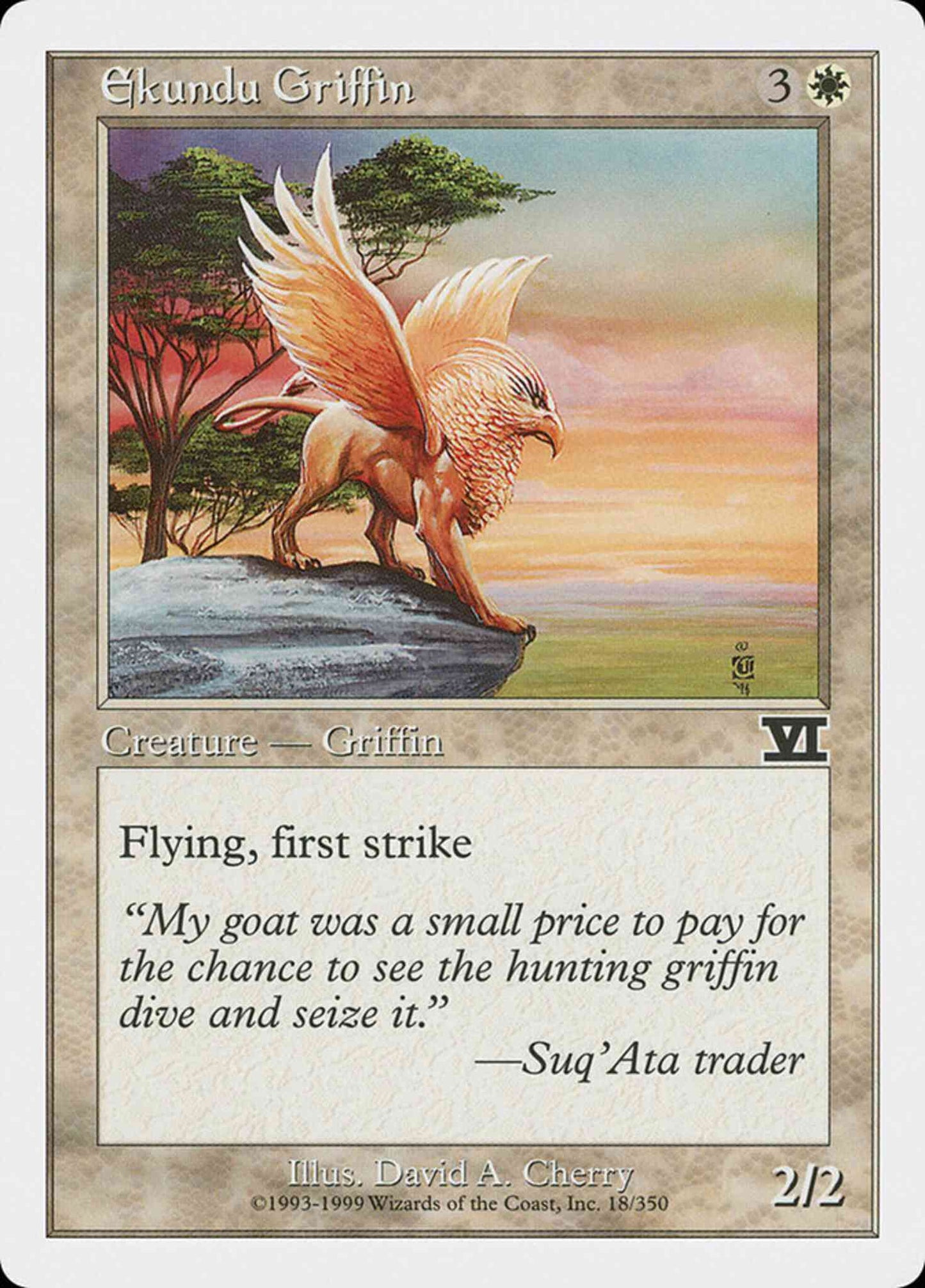 Ekundu Griffin [18] [Classic Sixth Edition] [Non-Foil]