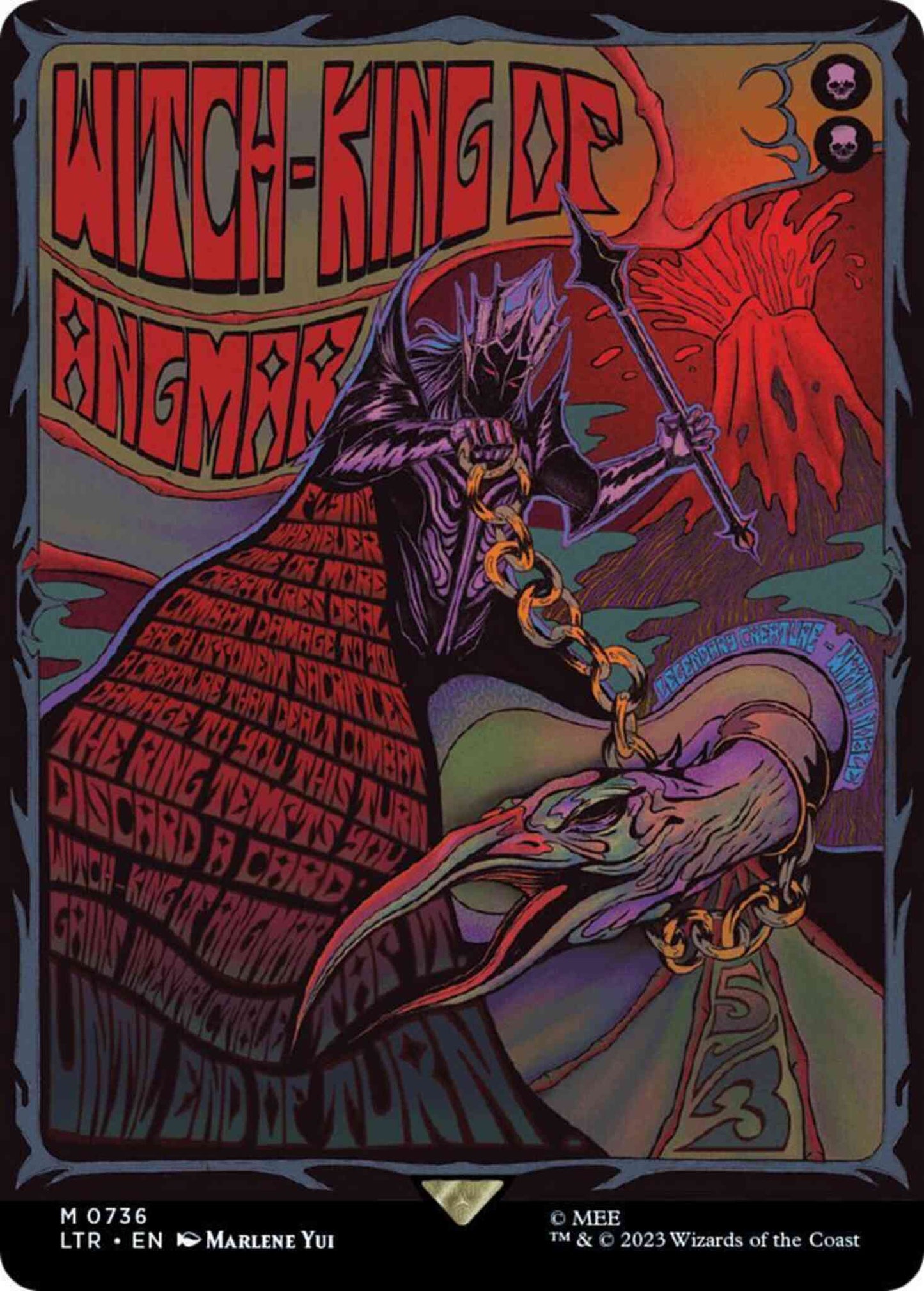 Witch-king of Angmar [736] [Borderless] [Poster] [The Lord of the Rings: Tales of Middle-earth] [Non-Foil]
