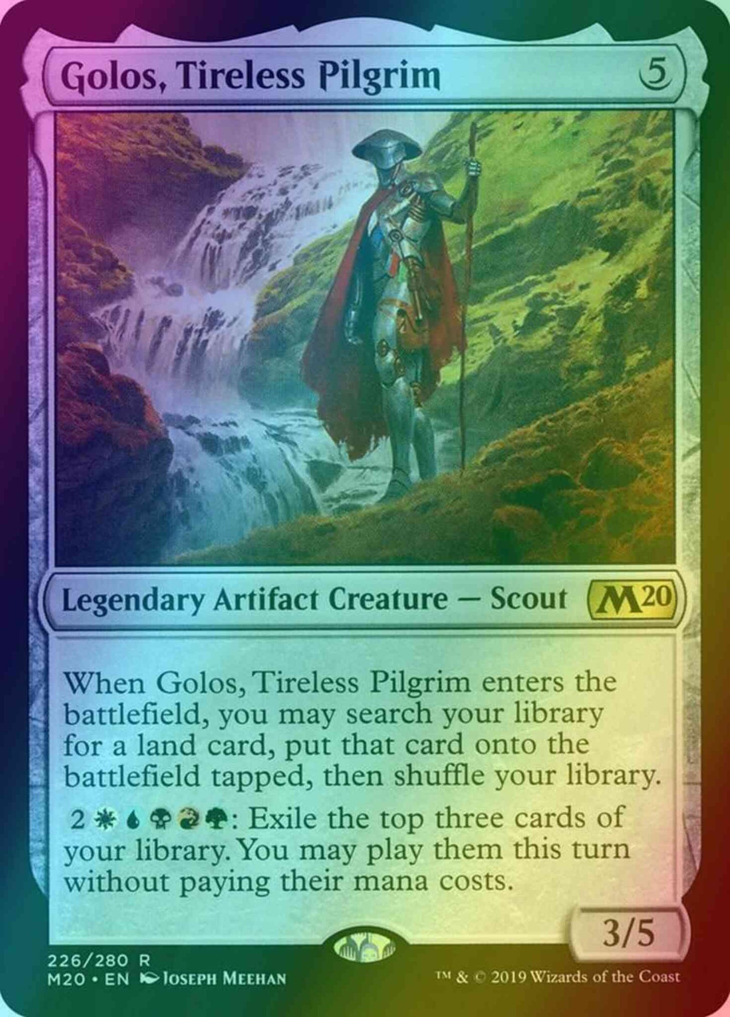 Golos, Tireless Pilgrim [226] [Core Set 2020] [Foil]