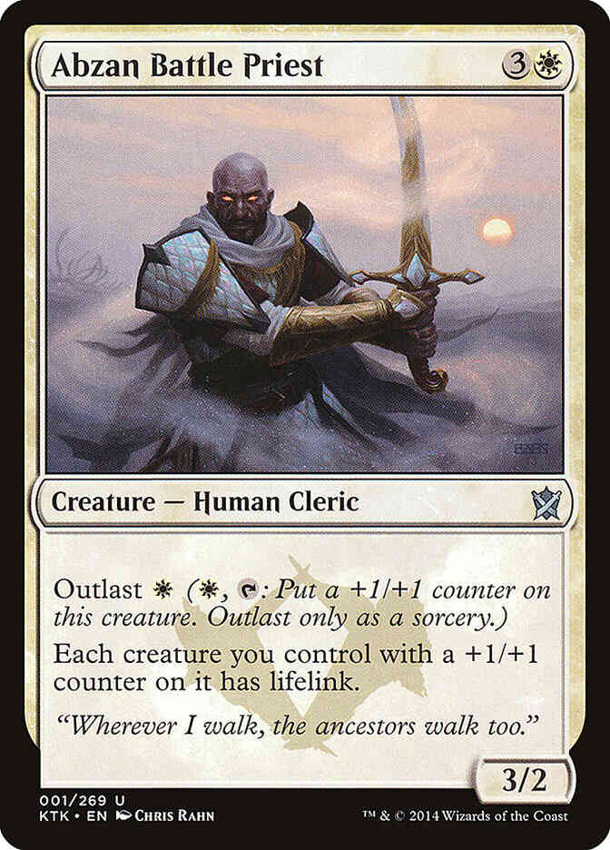 Abzan Battle Priest [1] [Khans Of Tarkir] [Non-Foil]