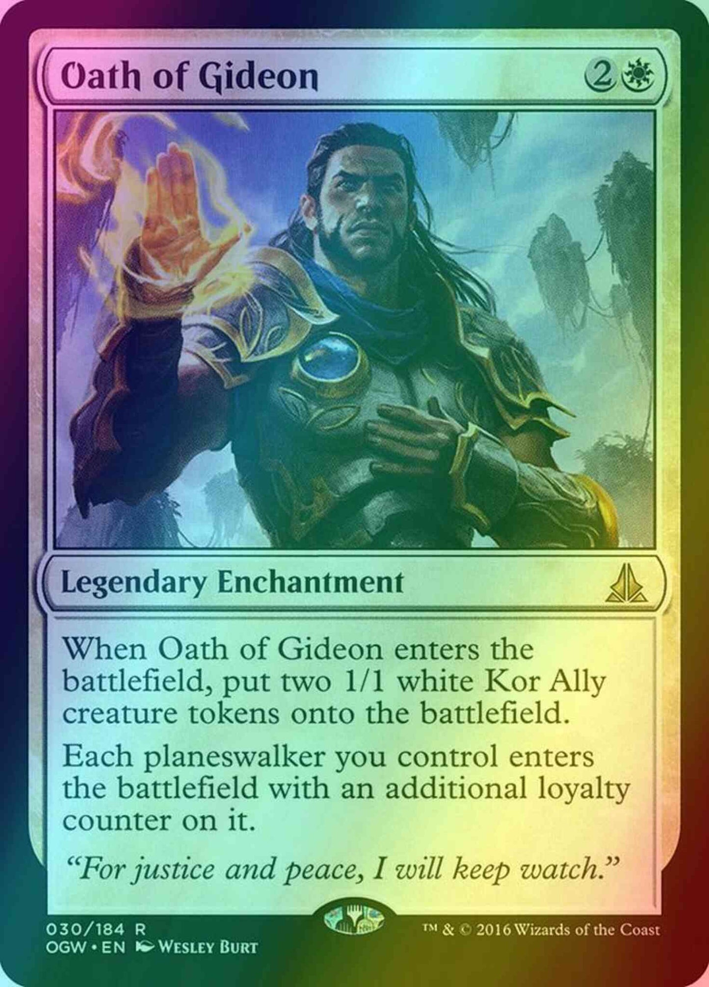 Oath of Gideon [30] [Oath of the Gatewatch] [Foil]