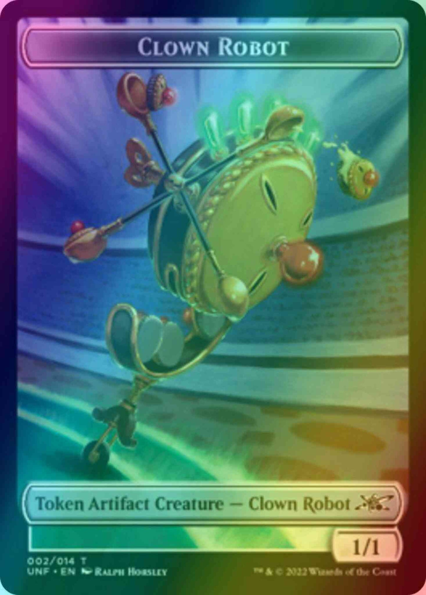 Clown Robot Token (02) // Treasure Token (13) [Unfinity: Tokens] [Foil]