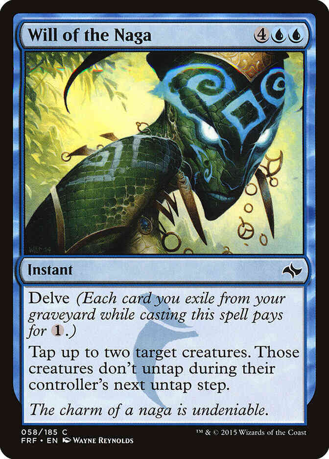 Will of the Naga [58] [Fate Reforged] [Non-Foil]