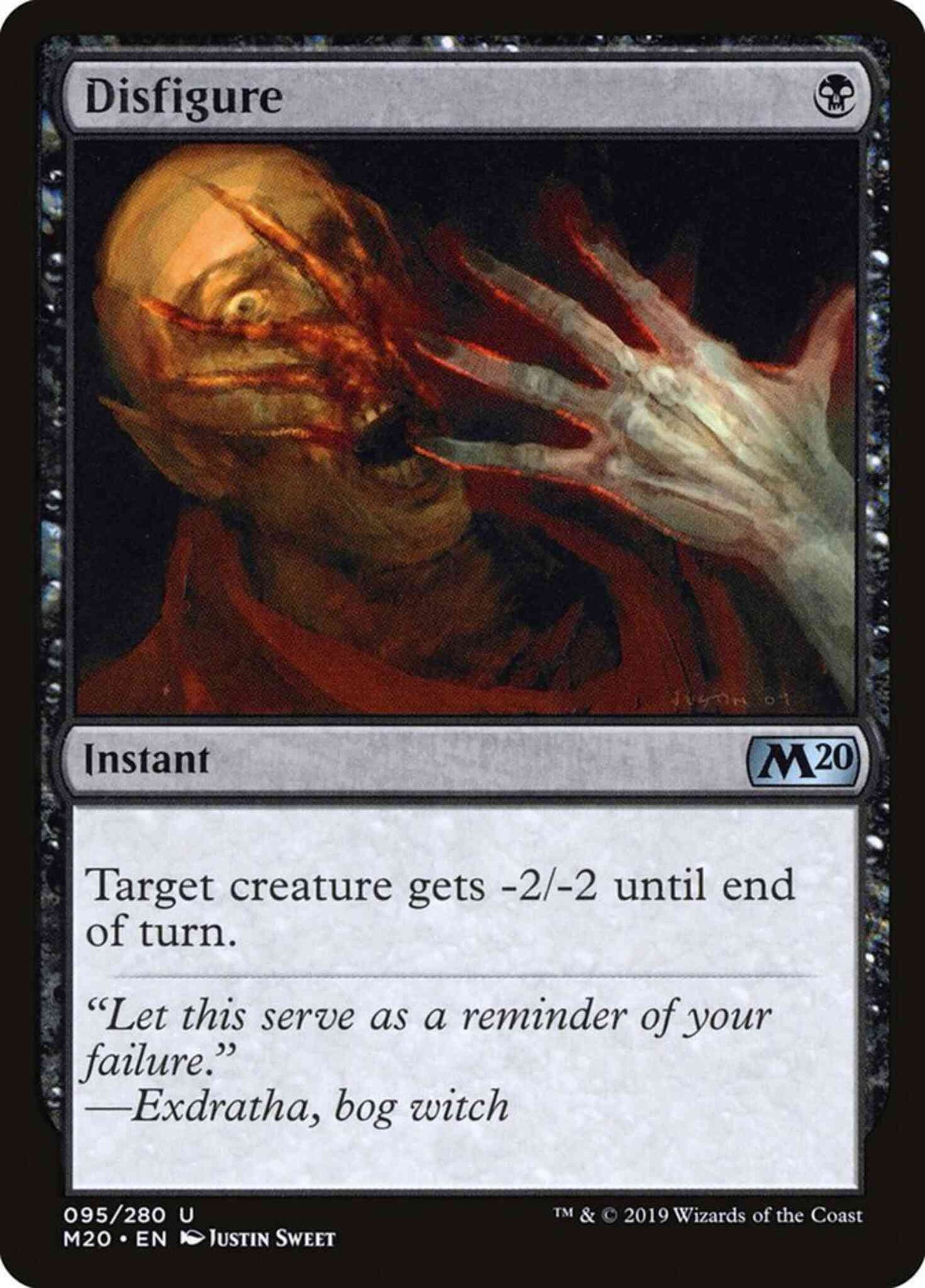 Disfigure [95] [Core Set 2020] [Non-Foil]