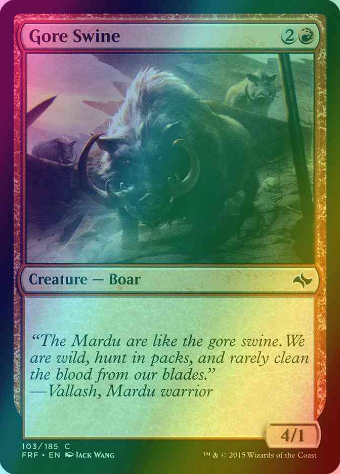 Gore Swine [103] [Fate Reforged] [Foil]