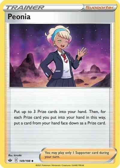 Peonia - 149/198 - Uncommon [swsh6-149] [Reverse Holo]