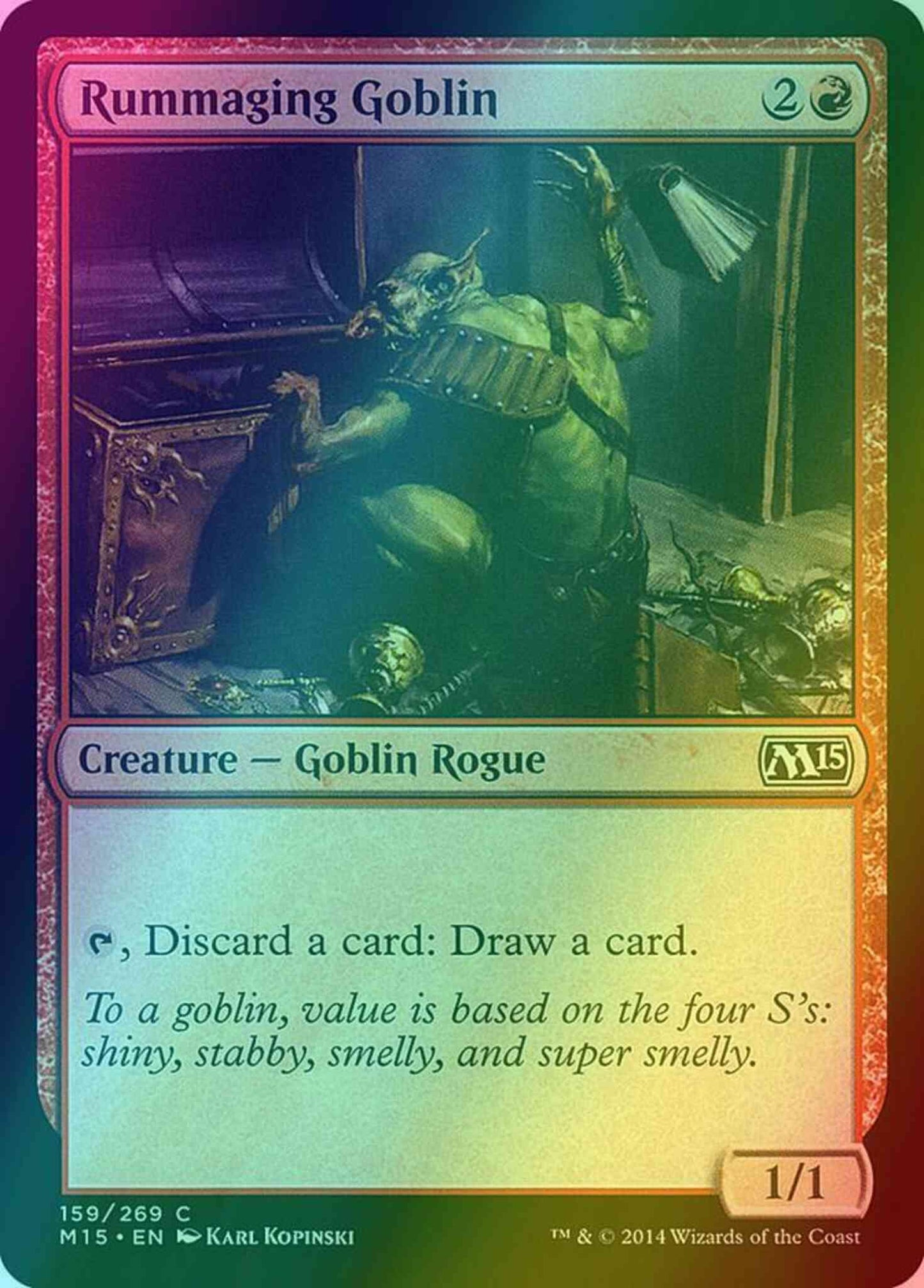 Rummaging Goblin [159] [Magic 2015] [Foil]