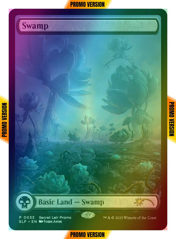 Swamp [0033] [Full Art] [Secret Lair Promo] [Foil]