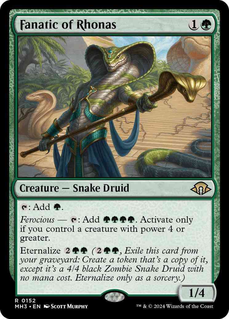 Fanatic of Rhonas [152] [Modern Horizons 3] [Non-Foil]