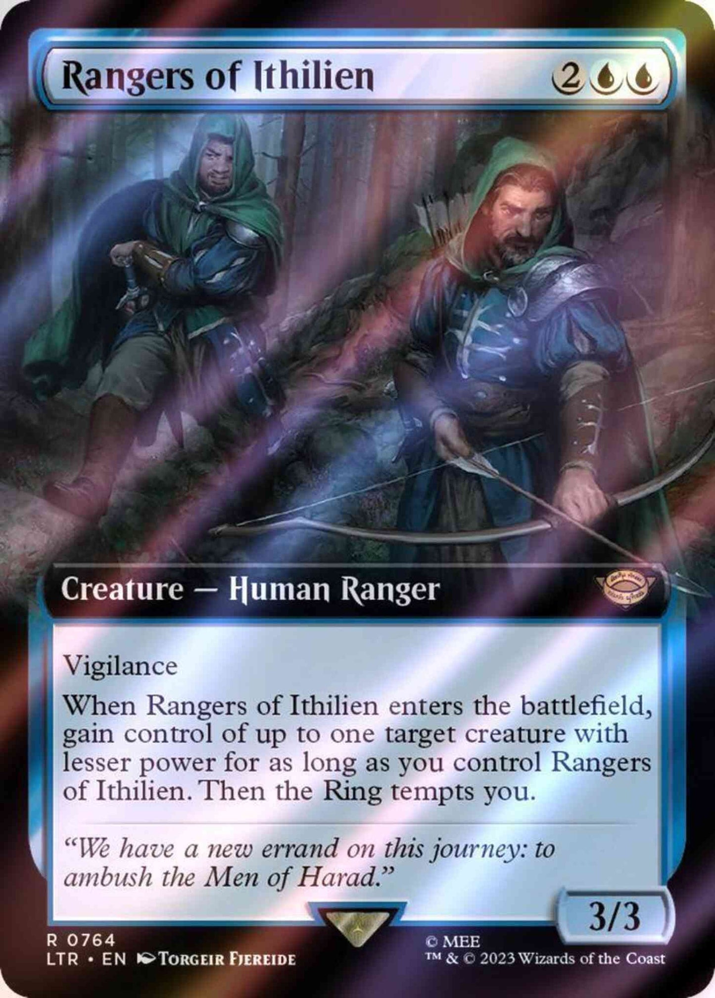 Rangers of Ithilien [764] [Extended Art] [The Lord of the Rings: Tales of Middle-earth] [Surge Foil]