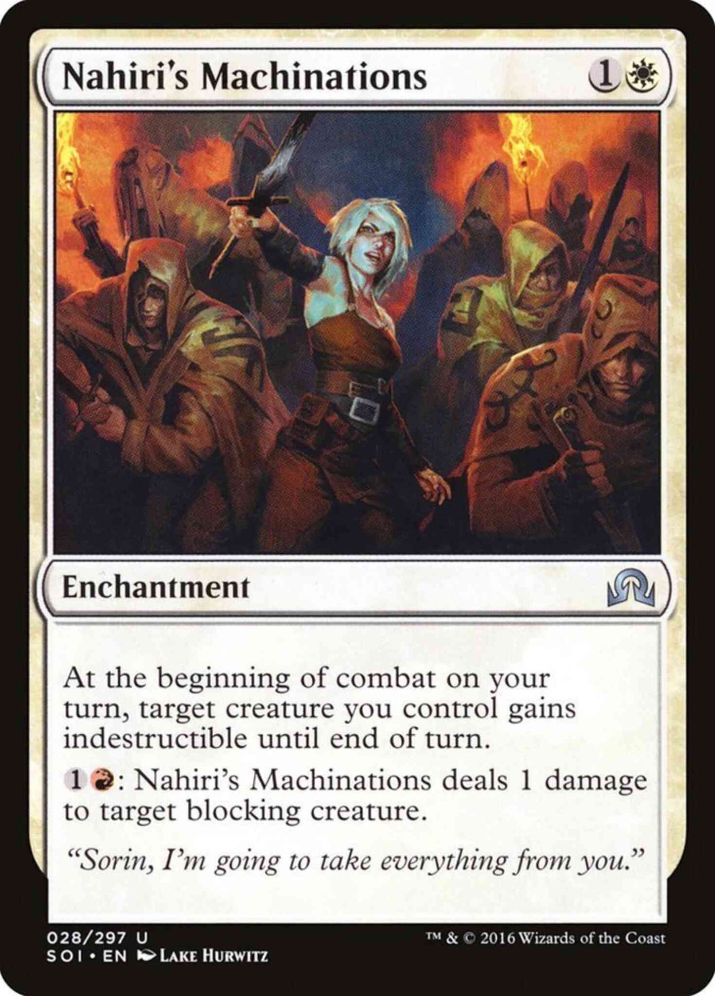 Nahiri's Machinations [28] [Shadows over Innistrad] [Non-Foil]