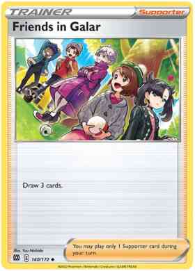 Friends in Galar - 140/172 - Uncommon [swsh9-140] [Non-Holo]