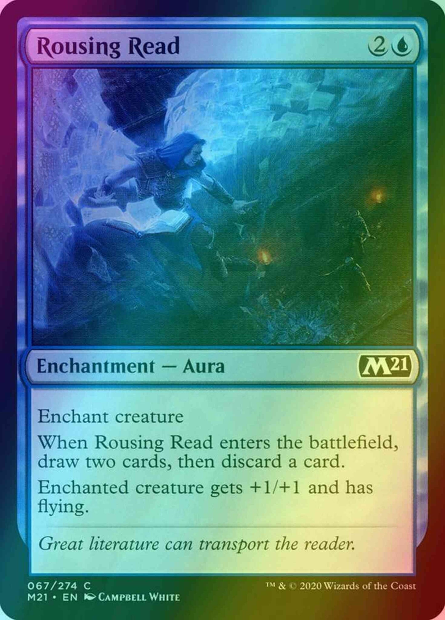 Rousing Read [67] [Core Set 2021] [Foil]