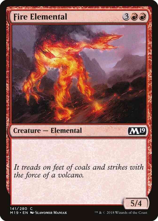 Fire Elemental [141] [Core Set 2019] [Non-Foil]