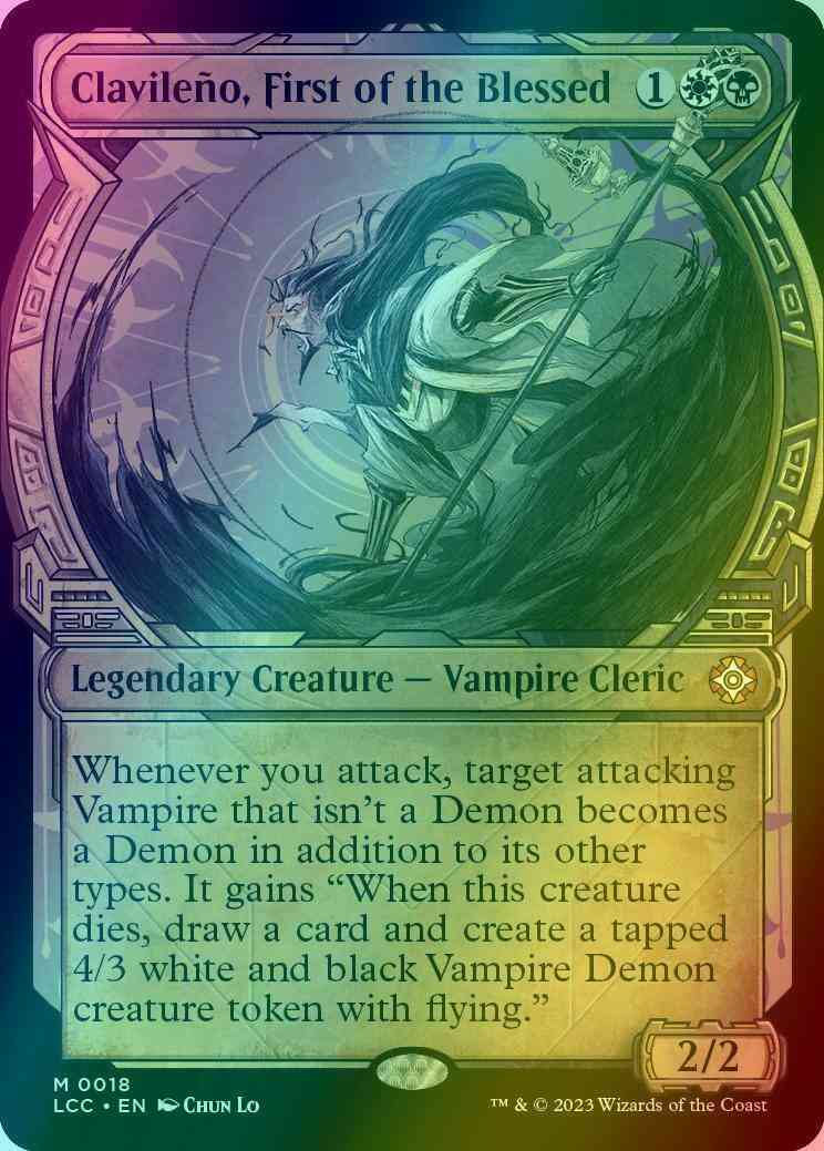 Clavileño, First of the Blessed [18] [Legends of Ixalan Showcase] [The Lost Caverns of Ixalan: Commander] [Foil]