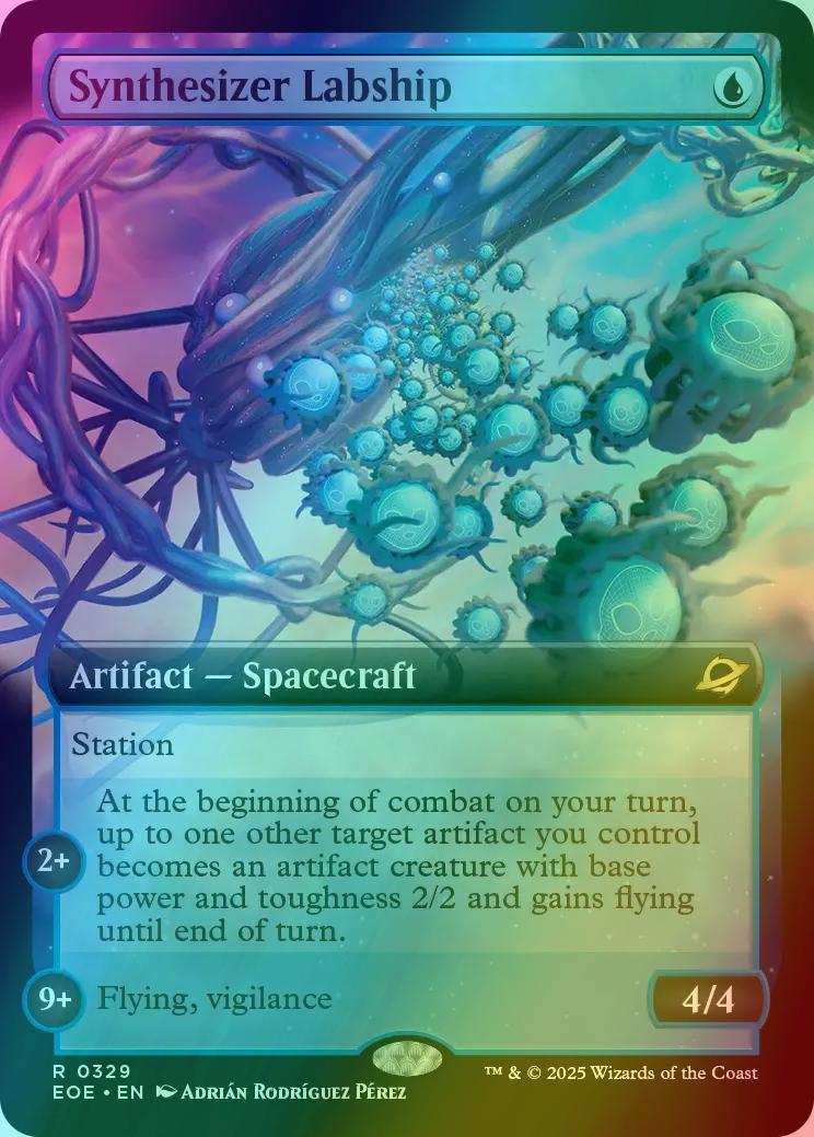 Synthesizer Labship [329] [Extended Art] [Edge of Eternities] [Foil]