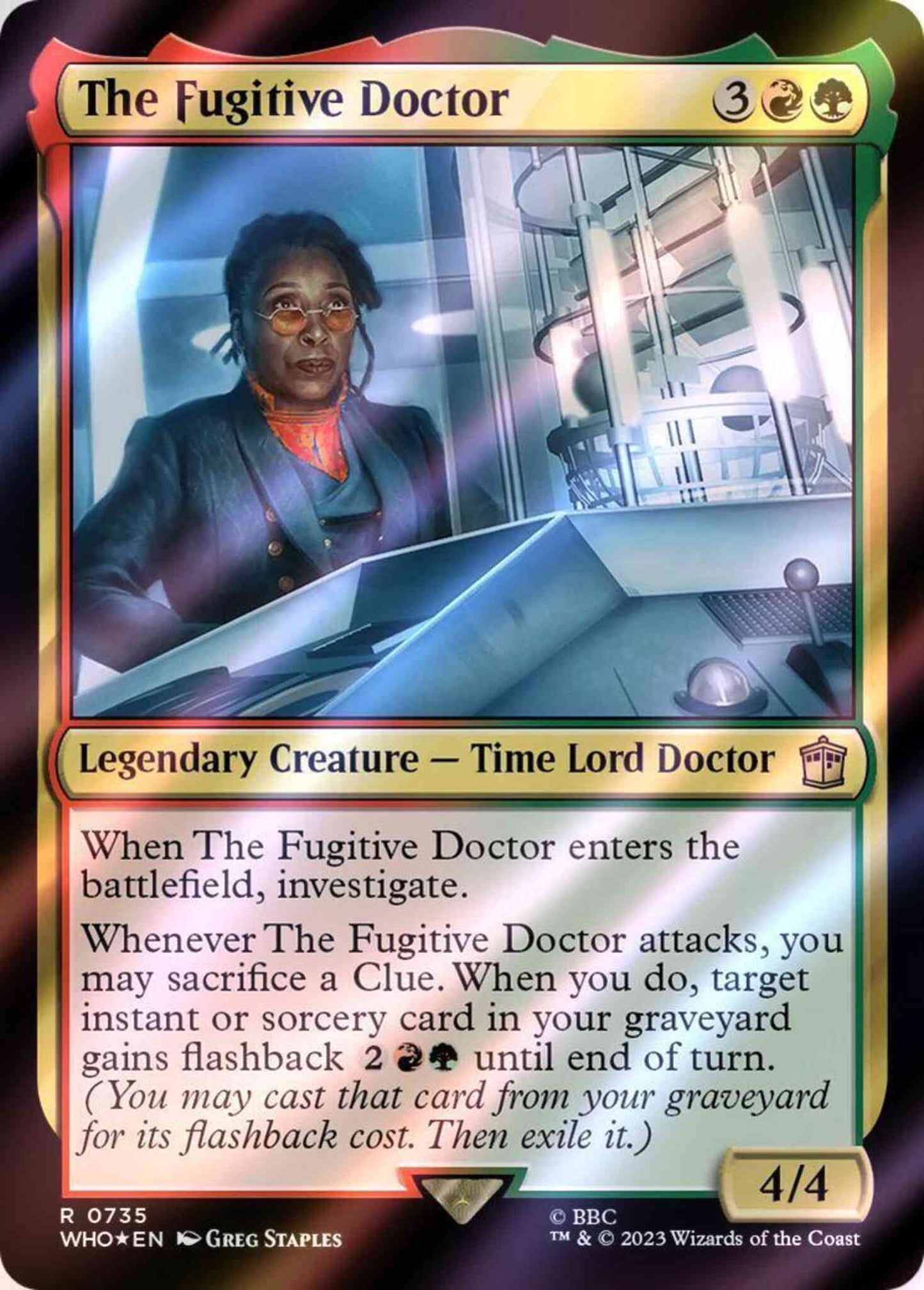 The Fugitive Doctor [735] [Universes Beyond: Doctor Who] [Surge Foil]