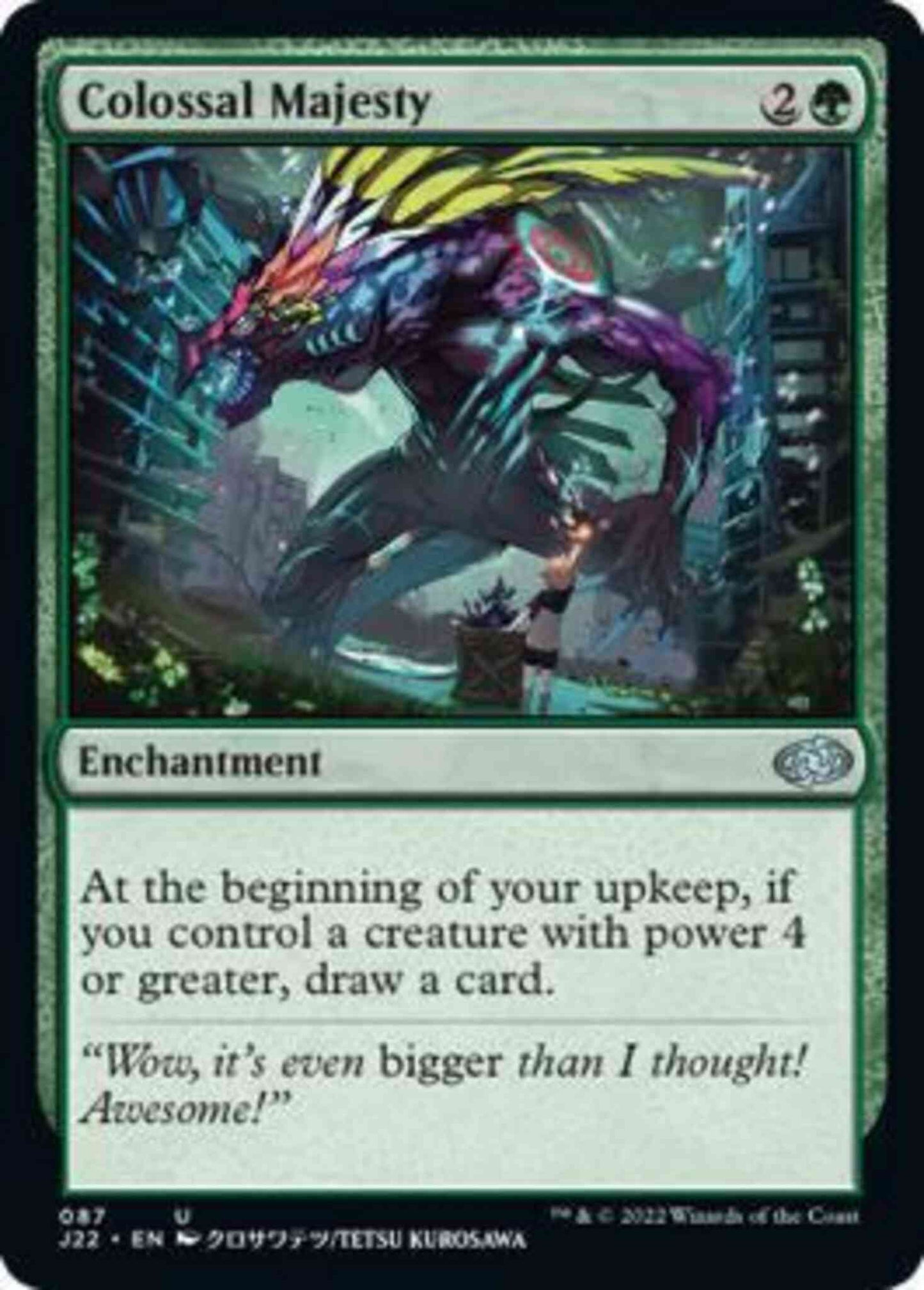 Colossal Majesty [87] [Anime-Inspired Art] [Jumpstart 2022] [Non-Foil]