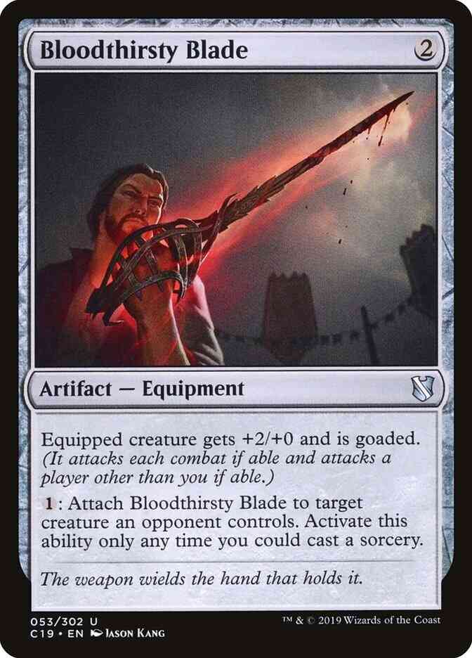 Bloodthirsty Blade [53] [Commander 2019] [Non-Foil]