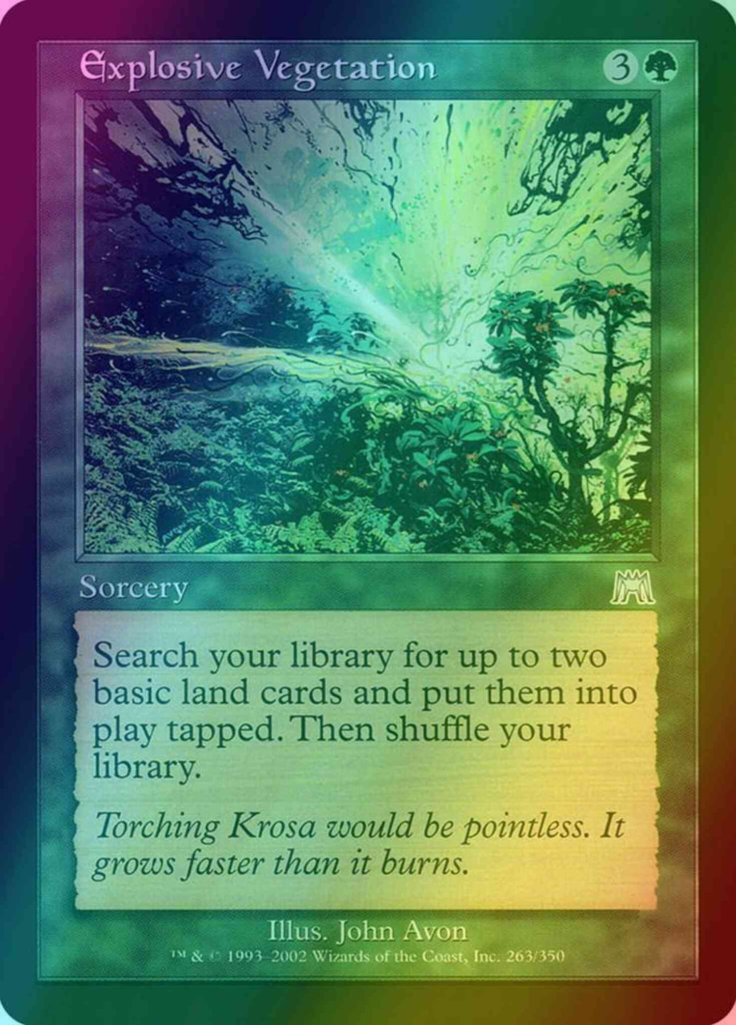 Explosive Vegetation [263] [Onslaught] [Foil]